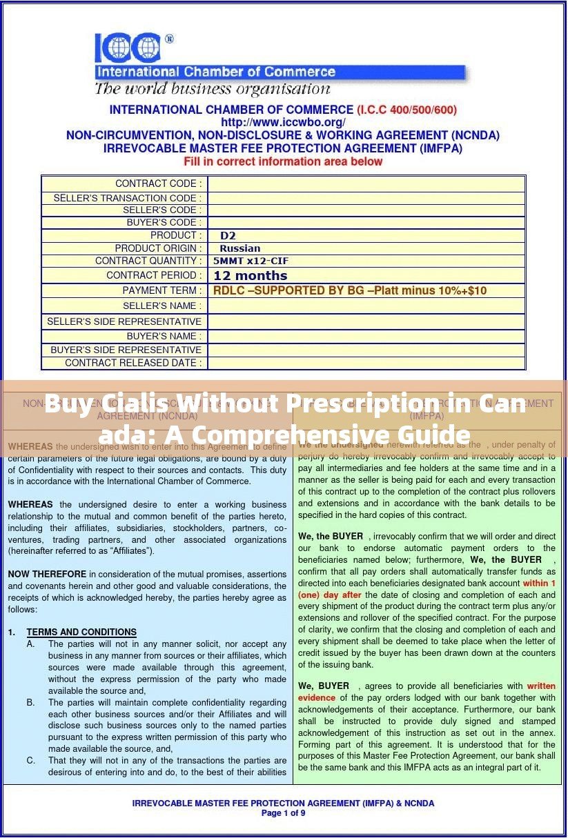 Buy Cialis Without Prescription in Canada: A Comprehensive Guide - 