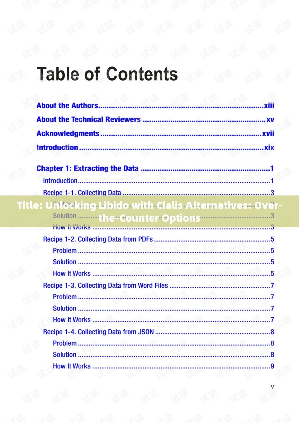 Title: Unlocking Libido with Cialis Alternatives: Over-the-Counter Options