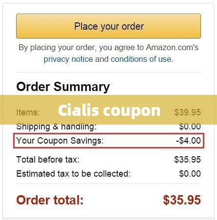 Cialis coupon