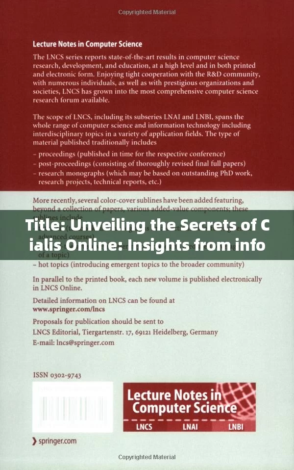 Title: Unveiling the Secrets of Cialis Online: Insights from infocialisguides.com