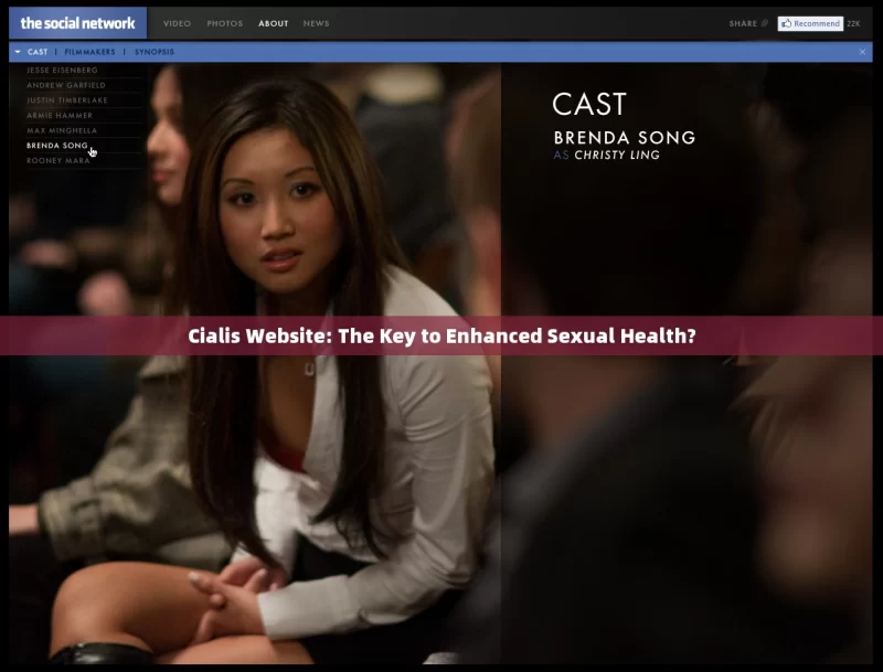 Cialis Website: The Key to Enhanced Sexual Health?