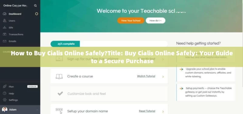 How to Buy Cialis Online Safely?Title: Buy Cialis Online Safely: Your Guide to a Secure Purchase