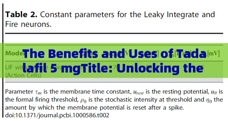 The Benefits and Uses of Tadalafil 5 mgTitle: Unlocking the Secrets of Tadalafil 5mg: A Comprehensive Guide