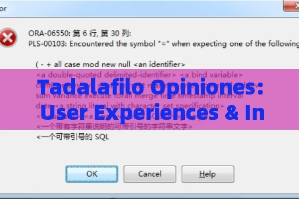 Tadalafilo Opiniones: User Experiences & Insights