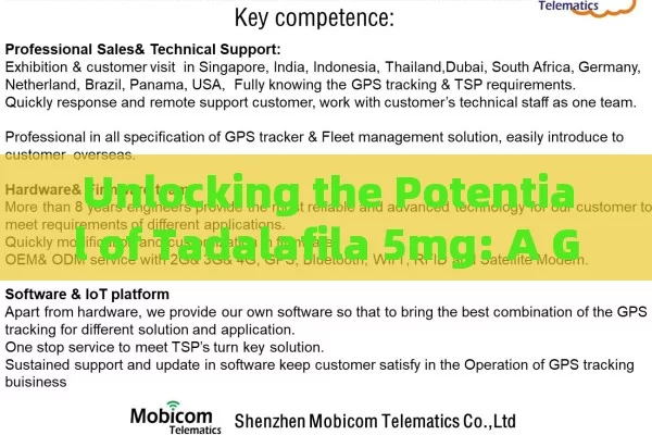 Unlocking the Potential of Tadalafila 5mg: A Guide